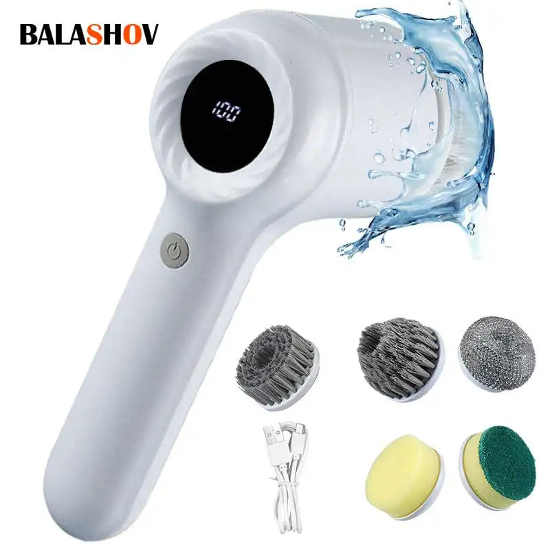 USB Electric Rotary Scrubber Cleaning Brush