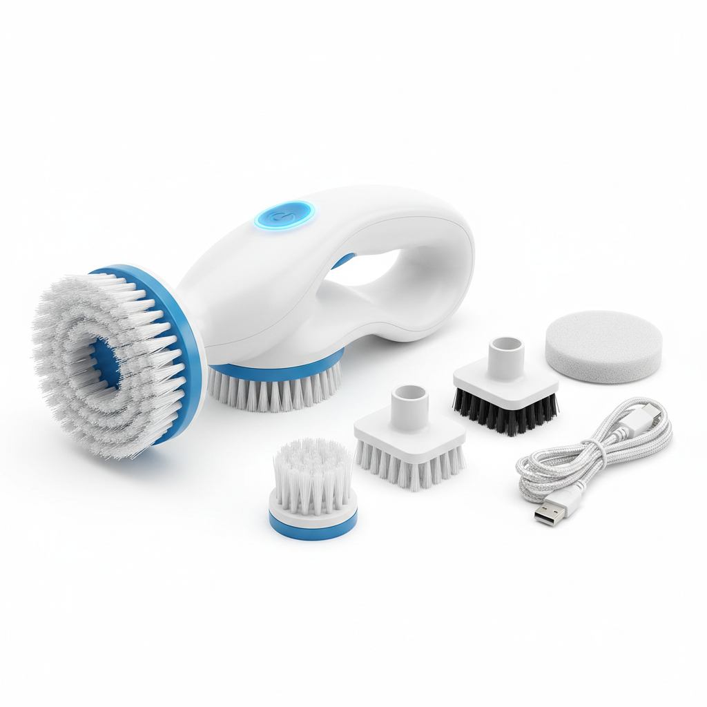 USB Electric Rotary Scrubber Cleaning Brush